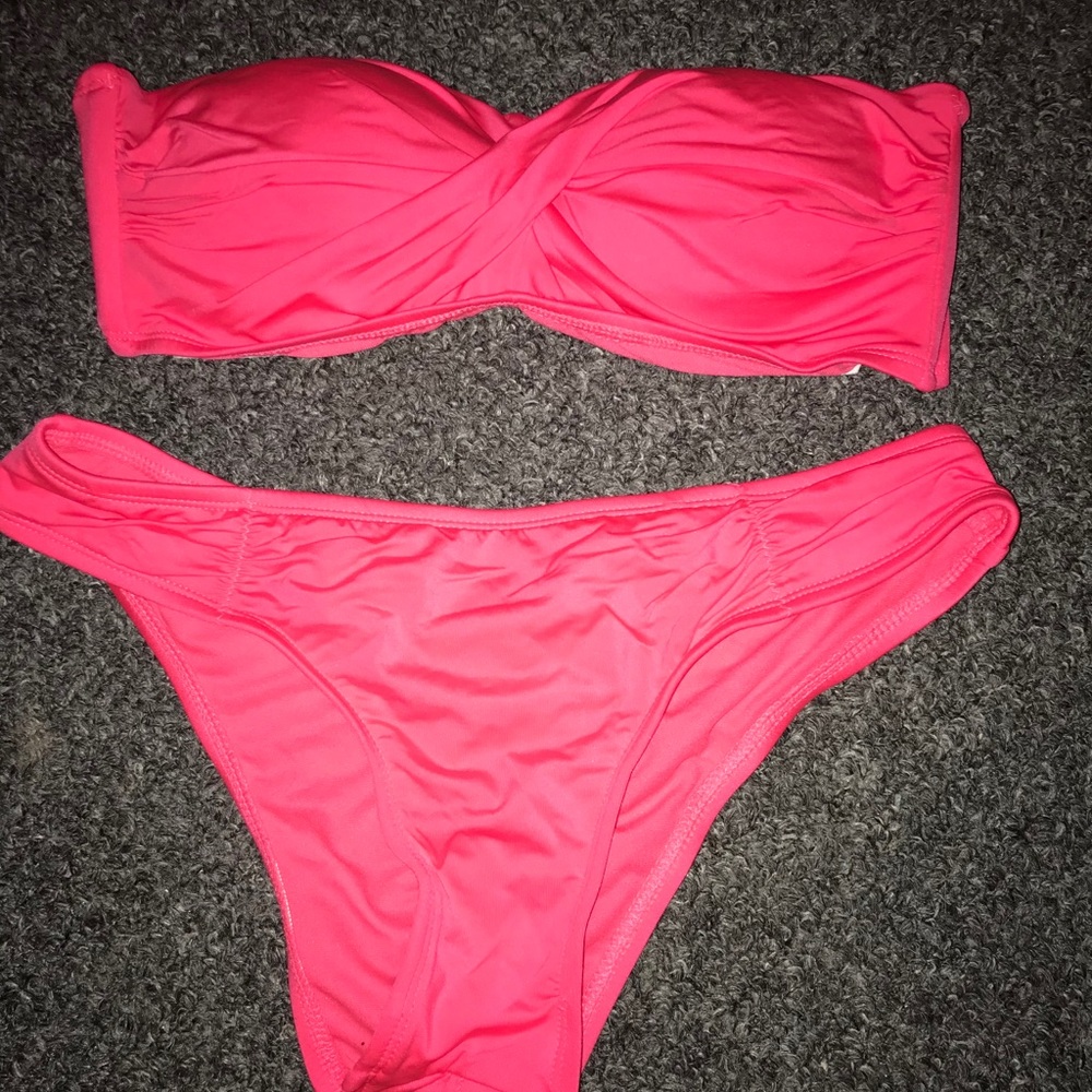 Pink bikini